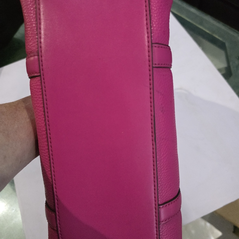 Michael Kors Fuchsia Satchel - Picture 4 of 7